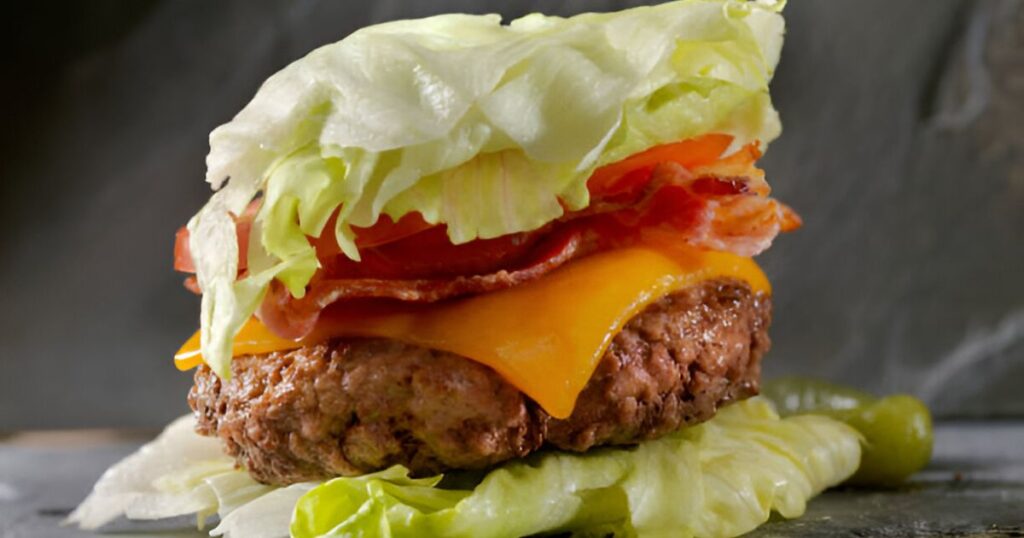 Cheeseburger Cabbage Wrap