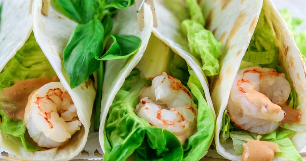 Cilantro-Lime Shrimp Wrap