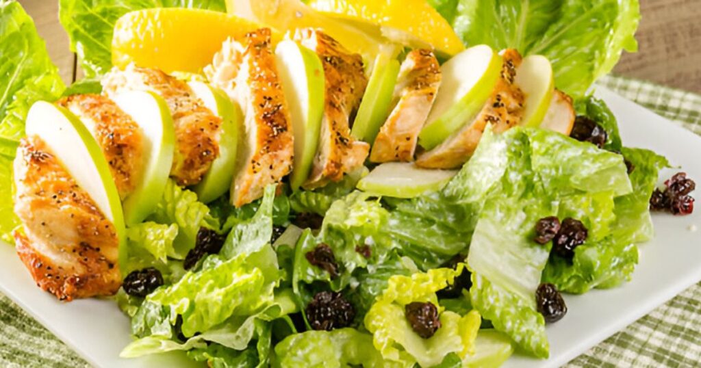 Chicken Salad Wrapped with Grapes & Pecans