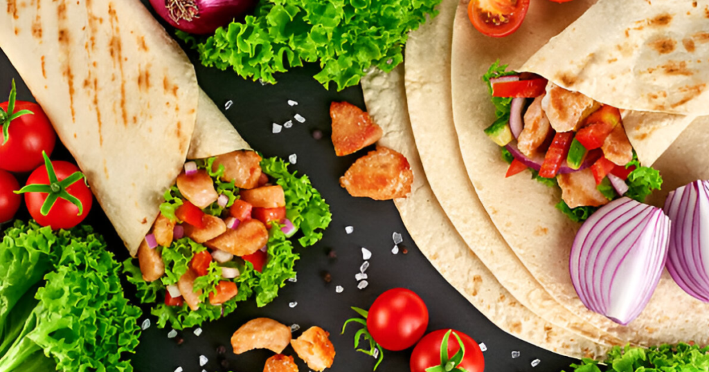 chicken shawarma wrap