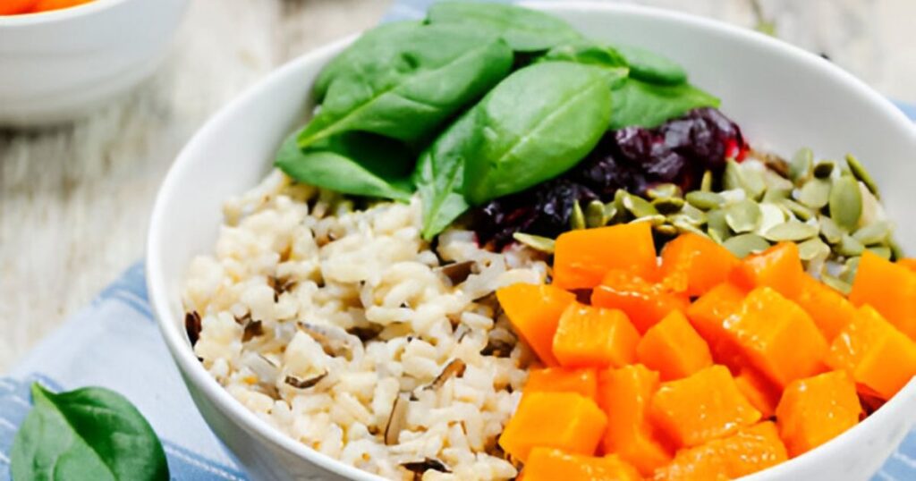 oasted Butternut Squash and Swiss Chard Quinoa Bibimbap