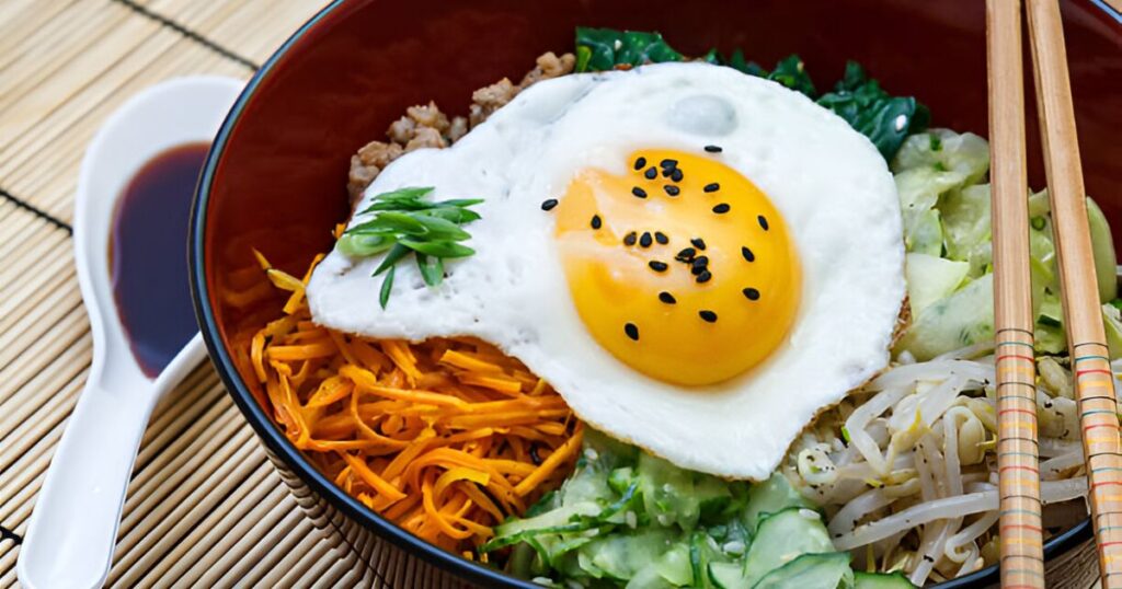 Roasted Butternut Squash and Swiss Chard Quinoa Bibimbap